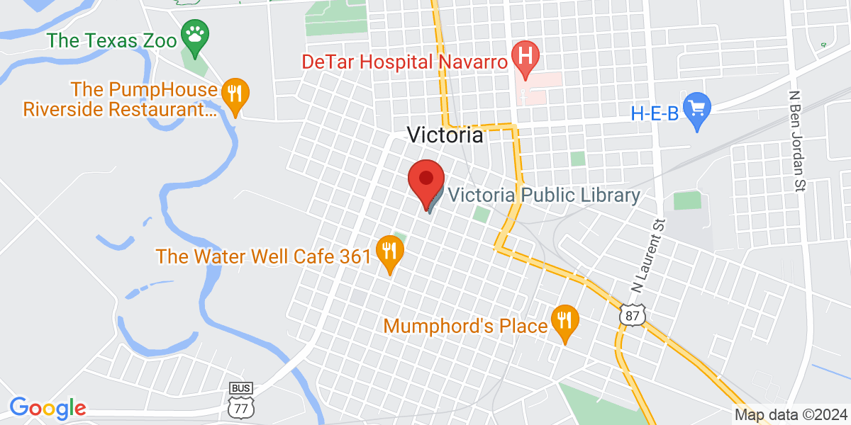 Map of Victoria Public Library